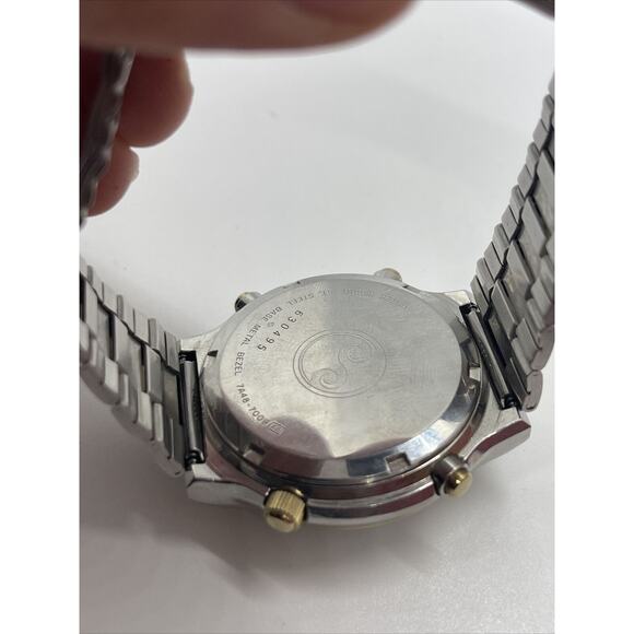 Vtg Seiko 7A48-7009 Watch Sports 100 Moonphase Original Bracelet Chronograph - Picture 11 of 12